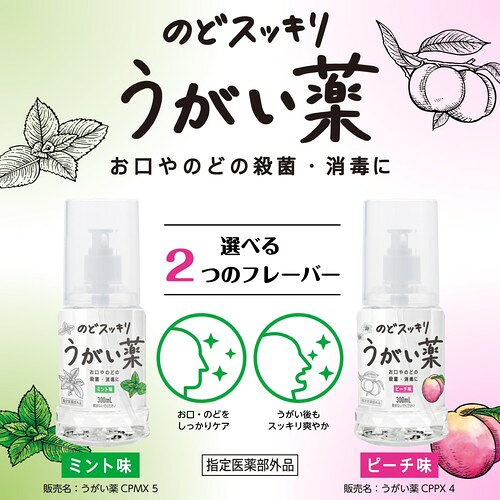 指定医薬部外品 健栄製薬 のどスッキリうがい薬CPミント味300ml