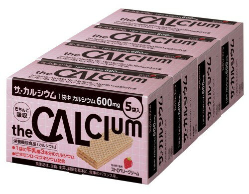 ザ・カルシウム 大塚製薬 ザ・カルシウム ストロベリークリーム (11.2g×5袋)×4箱