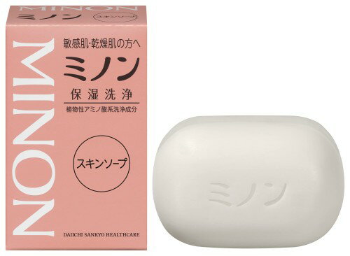 ミノン スキンソープ 80g 弱酸性 シンプル処方の固形タイプ 洗顔石鹸 カサカサ 粉ふき乾燥肌 低刺激性 ..