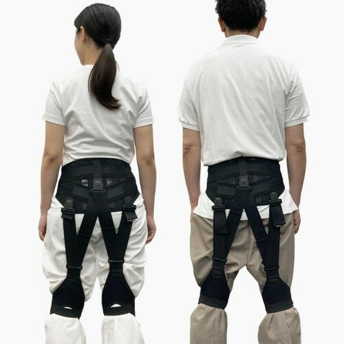 [ ホルドン ] モーション アシスト コルセット (L サイズ (腰回り) 80 ～ 100 cm/男女兼用/ブラック) 腰 腰痛 負担軽減 (介護/工事/引越し) 仕事用 作業用