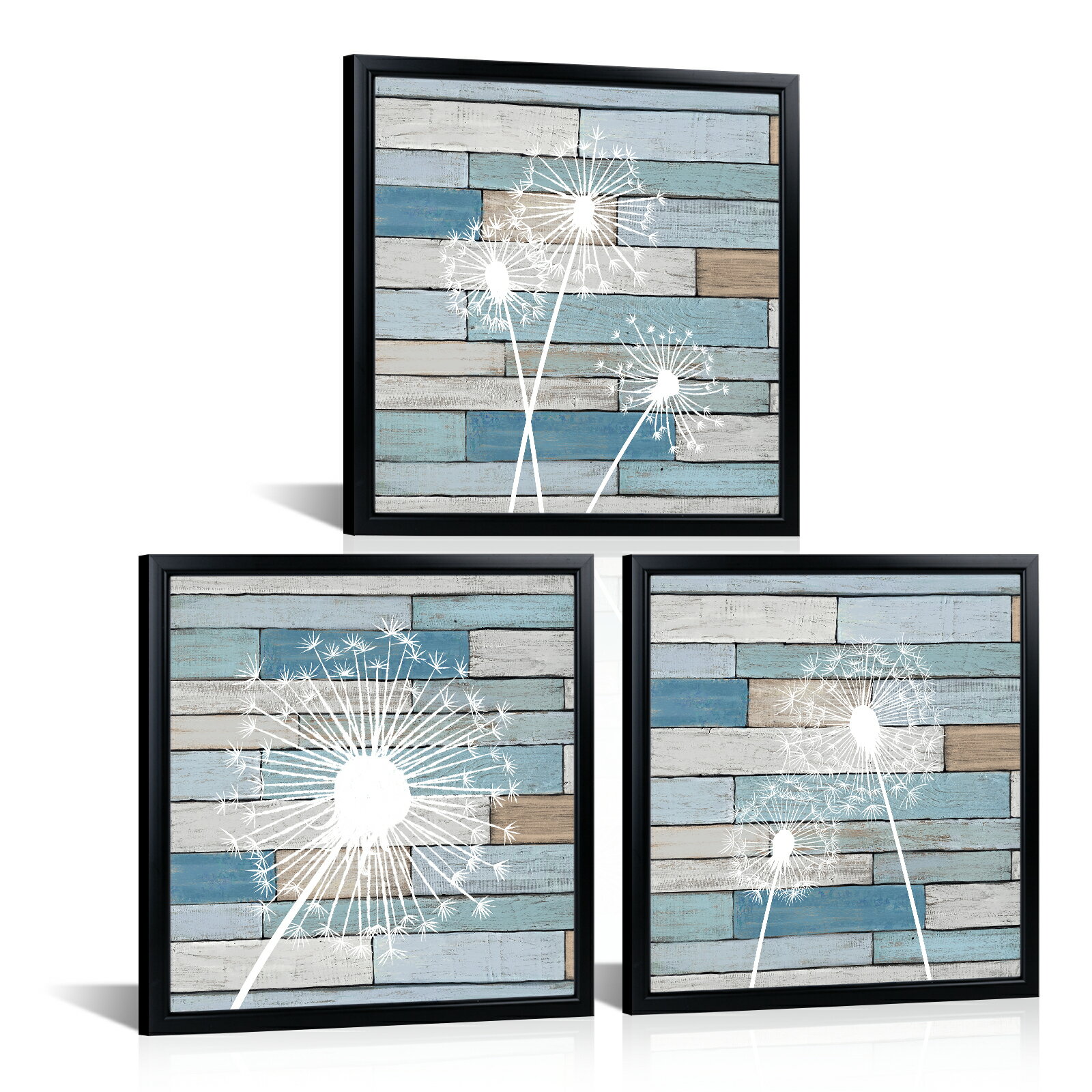 【3枚セット】ポスターフレーム アートフレーム キャンバス ポスター 30×30cm インテリア 絵 モダンア..