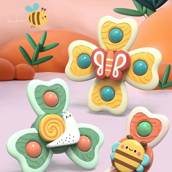 赤ちゃん おもちゃ ハンドスピナー 指先の知育 新生児 ベビー 風車おもちゃ お風呂遊び 男の子 女の子 1歳 2歳 3歳 4歳 5歳 6歳 誕生日 出産祝い プレゼント