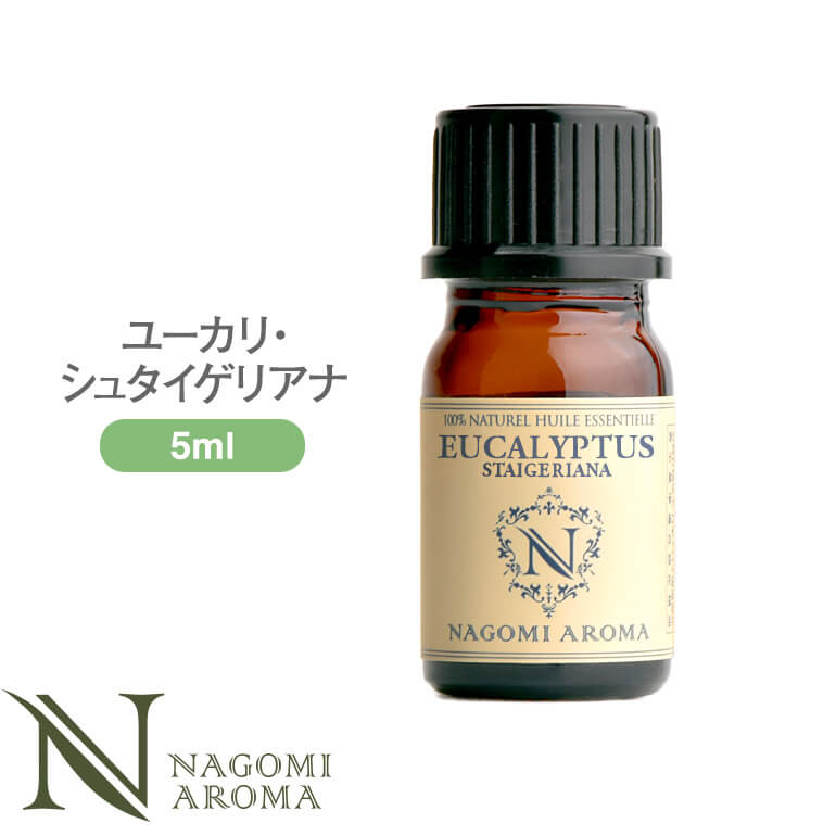 アロマオイル ユーカリ ・シュタイゲリアナ 5ml エッセンシャルオイル 【 AEAJ認定表示基準認定精油 精油 ユーカリ NAGOMI PURE 】