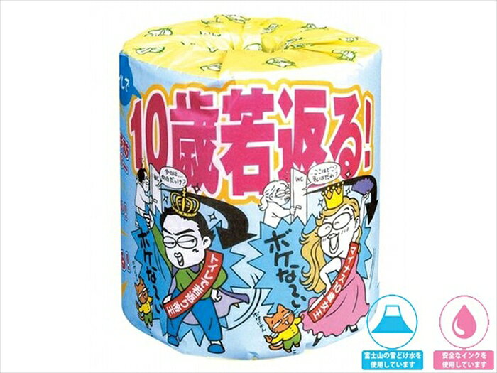 ●認知症予防のプリント ●トイレで10歳若返る！ ●このトイレットペーパーで認知症を防止！ 【商品詳細】 ロールサイズ：114mm×30m　ダブル（2枚重ね） ケース入数：100個 ミシン目：有り 色・表面： 白・ソフト エンボス加工 香り： 無し 絵柄： 認知症予防のプリント 紙の材質： 再生紙100％ 枚数： ダブル ケースサイズ： 515×515×485mm 梱包方法： 紙巻1ロール 重量（1ケース）： 約13kg 用途： 販促用・啓発用 製品名： 認知症予防 型番： 2895 製造メーカー： 林製紙株式会社配送会社は佐川急便/西濃運輸　他を使用します