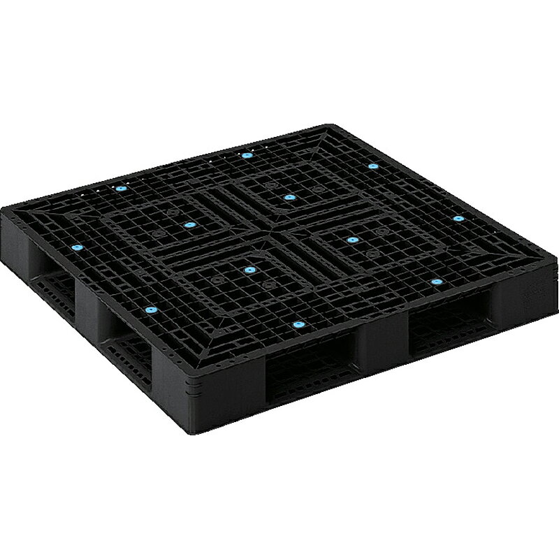 プラスチックパレット サンコー D4-1212-2 1200×1200×150mm 10枚セット