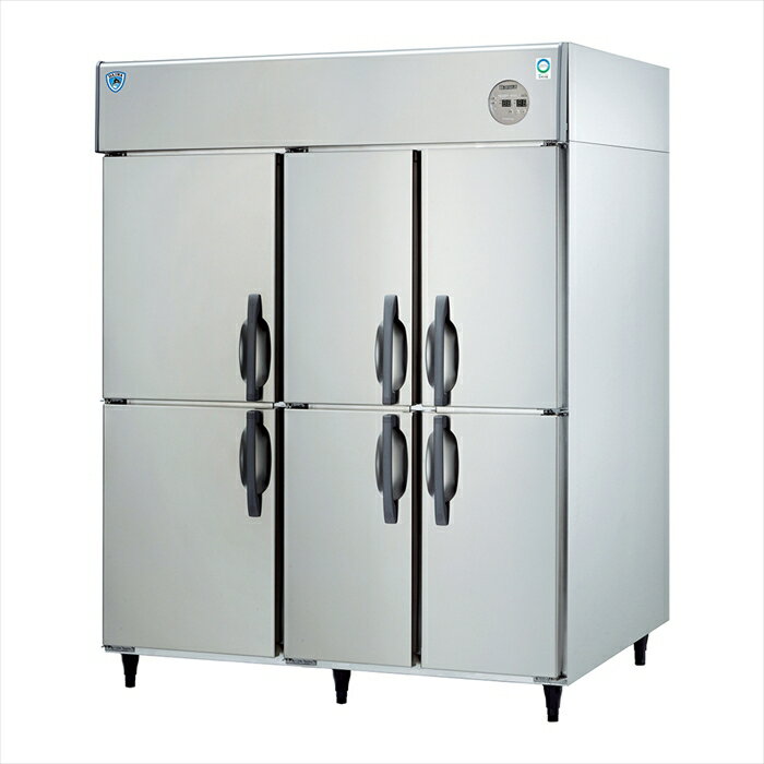 業務用タテ型冷凍冷蔵庫 大和冷機 LNXA-1581S2-6 冷凍2室 冷凍510L/冷蔵809L 自然冷媒仕様 単相100V