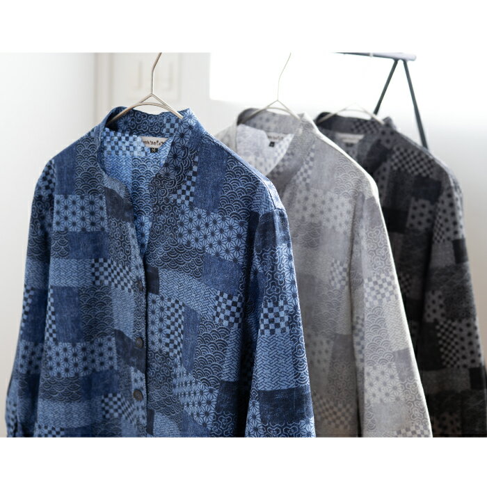 【日本製】 和柄 スタンド衿 チュニック 和柄 母の日 レディース チュニック ミセス 婦人服 40代 50代 60代 70代 シニア 綿100% お母さんゆったり 大きめ おしゃれ 敬老の日 プレゼント ハイミセス お年寄り 高齢者 着物 浴衣 還暦祝い 内祝い ギフト 贈り物