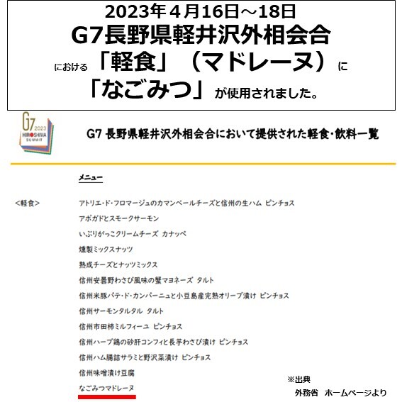 北信濃養蜂場 なごみつ 長野市産 百花 はちみ...の紹介画像2