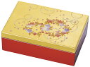 【本日P3倍+まとめ割クーポン最大15%OFF】山中漆器 かりん アクセサリーBOX(退職祝 漆器 金沢箔 工芸品 外国人お土産 日本製 ギフト 海外発送可 プ...
