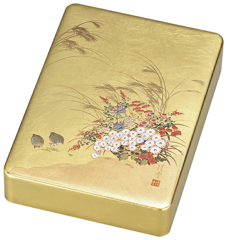 【0のつく日 本日P5倍+まとめ割15%OFF】山中漆器 みやび 葉書入(退職祝 漆器 金沢箔 工芸品 外国人 海外出張 お中元 土産 日本製 ギフト 海外発送...