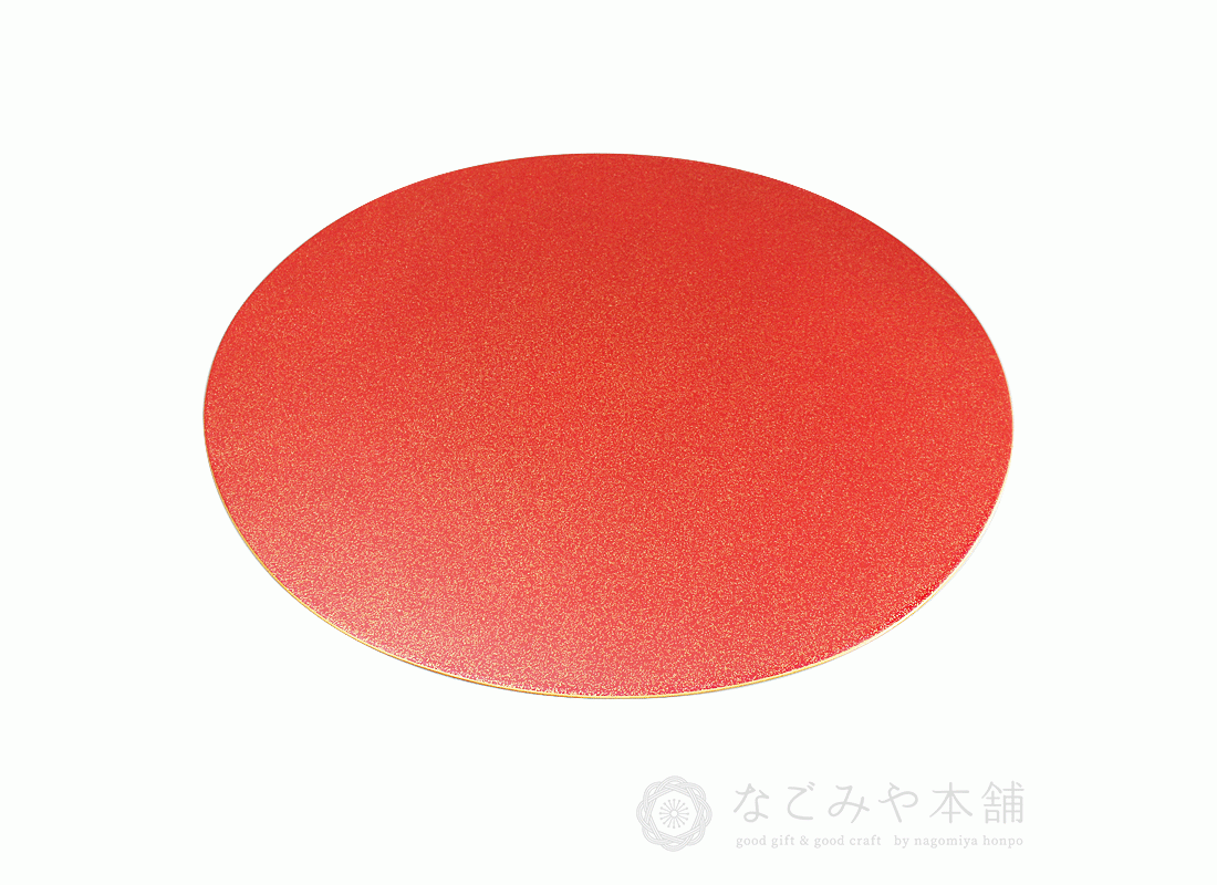 【本日ポイント5倍＋まとめ割クーポン最大15%OFF】山中漆器 楕円プレースマット L クリスマスレッド（父の日 ランチョンマット 和食 洋食 お膳 プレート 正月 お盆 外国人 恵方巻 お食事処 居酒屋 おしゃれ 引き出物 景品）