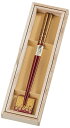 【本日限定P8倍+まとめ割クーポン最大15%】山中漆器 箸・箸置セット 赤 おぼろ桜 木箱入(退職祝 敬老の日2 高級 工芸品 石川県 外国人 お中元 お土産 日本製 ギフト 海外発送可 プレゼント 和雑貨 お祝 記念 誕生日 引き出物 景品)