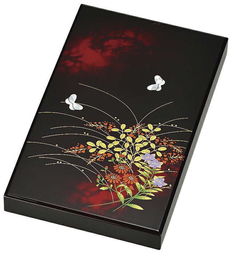 【ブラックフライデー本日P3倍+まとめ割15%OFF】山中漆器 みやび野 はがき入(退職祝 高級 工芸品 石川県 外国人 海外出張 お中元 土産 日本製 ギフト...