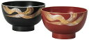 【本日ポイント2倍+まとめ割クーポン最大15%OFF】山中漆器 J-Zone 風雅 汁椀ペア(退職祝 高級 工芸品 石川県 外国人 母の日 お土産 日本製 ギフ...
