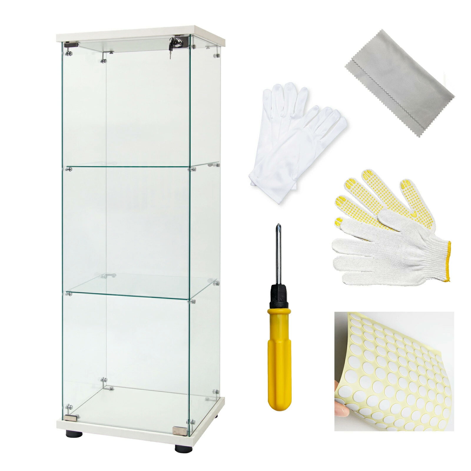 コレクションケース 大型 ガラス フィギュア 棚 コレクションラック プラモデル おしゃれ ディスプレイ..