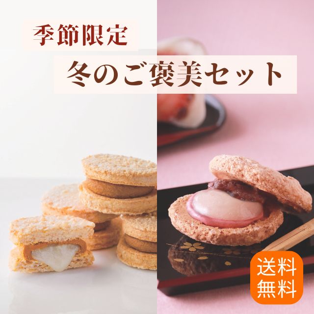 冬のご褒美セット 送料無料 お試し 季節限定 名古屋ふらんす プチ お餅 ダックワーズ プレゼント 帰省土産 苺大福 名古屋土産 お取り寄せ ギフト 焼菓子 御...