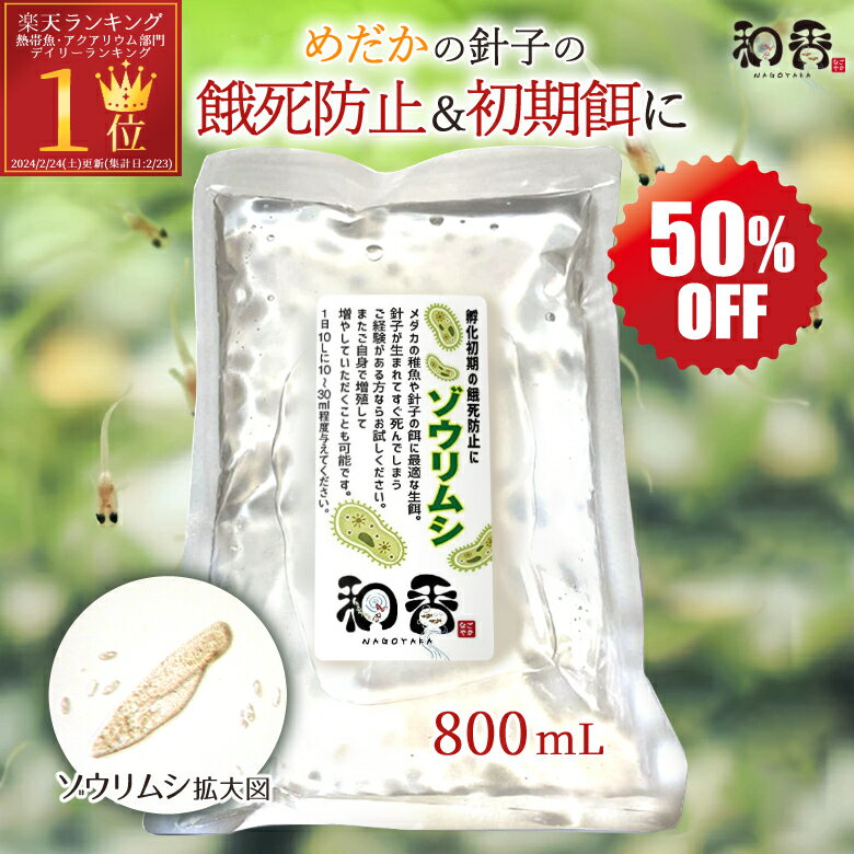 スーパーセール最大50％OFF★和香 ゾウリムシ（インフゾリア）800ml 培養酵母 詳しい培養マニュアル付 めだか メダカ 金魚 稚魚針子 生餌 えさ有名ブリーダー 熱帯魚ショップ 教育機関など納品しています。 PSB クロレラ スーパーSALE