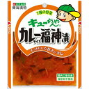 商品情報名称ふくじん漬原材料名だいこん(中国、国産)、きゅうり(中国)、なす、れんこん、しょうが、なたまめ、ごま、しそ、漬け原材料[砂糖類(水あめ、砂糖、ぶどう糖果糖液糖)アミノ酸液、しょうゆ、食塩、本みりん、醸造酢、たんぱく加水分解物、酵母エキス、香辛料]／調味料(アミノ酸等)、酸味料、酸化防止剤(ビタミンC)、増粘剤(キサンタン)、甘味料(アセスルファムK、スクラロース)、カロチノイド色素、香料、(一部に小麦・ごま・大豆を含む)内容量100g賞味期限別途商品ラベルに記載保存方法直射日光を避け、常温で保存してください。製造者東海漬物東海漬物 キューちゃんカレーライス福神漬90g×1袋 東海漬物 キューちゃんカレーライス福神漬 商品の説明濃厚な旨味としその風味を活かした甘口の福神漬です。カレーライスの辛味を和らげ、食べやすくします。醤油が少なめでカレーのスパイスの香りも引き立てます。着色料には、クチナシ・パプリカの天然着色料を使用しています。色合いが自然で、カレーの皿に乗せてもよし、別皿に盛ってもよしで、食卓を鮮やかに彩ります。 2