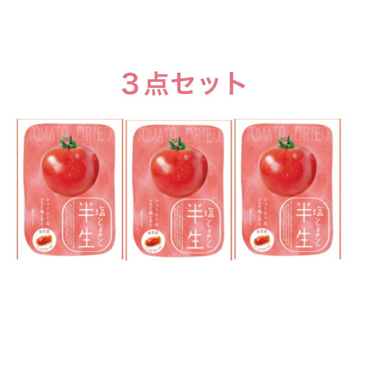 ドウシシャ 半生塩トマト 80g×3袋