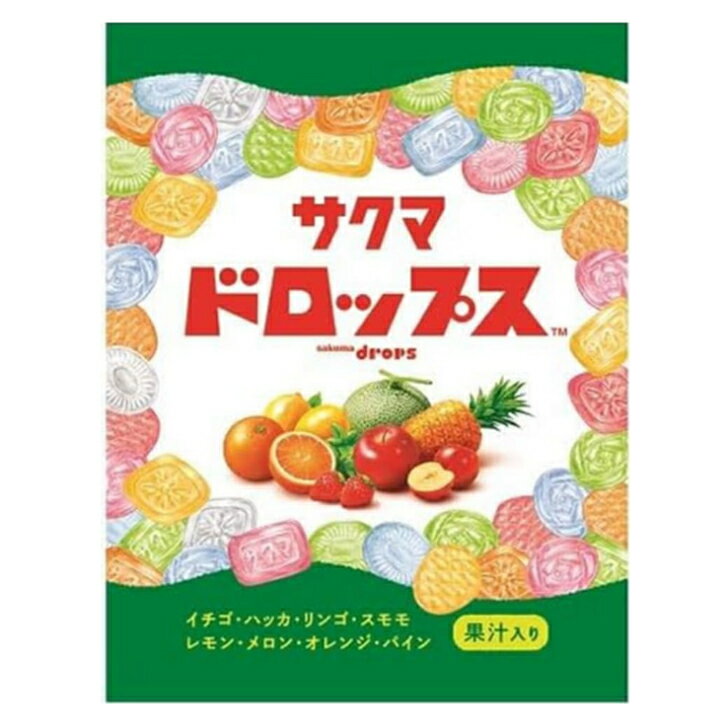 サクマ S15袋入りドロップス 105g×2袋