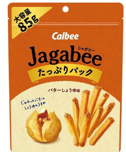 カルビー Jagabee たっぷりパック バターしょうゆ味 85g×6袋