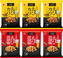 岩塚製菓 THEひとつまみ えびカリ 80g×3袋、えび黒胡椒 80g×3袋 2種詰め合わせセット