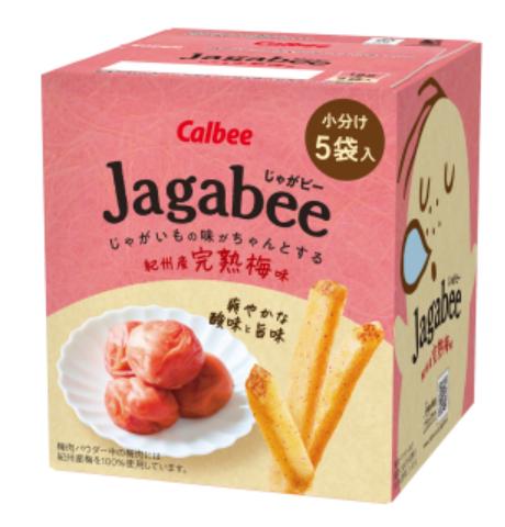 カルビー jagabee ジャガビー 紀州産完熟梅味75g×6箱のサムネイル