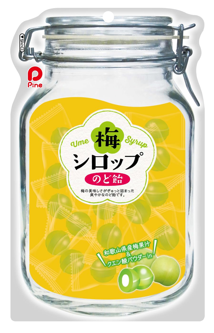 パイン パイン 梅シロップのど飴 80g3袋
