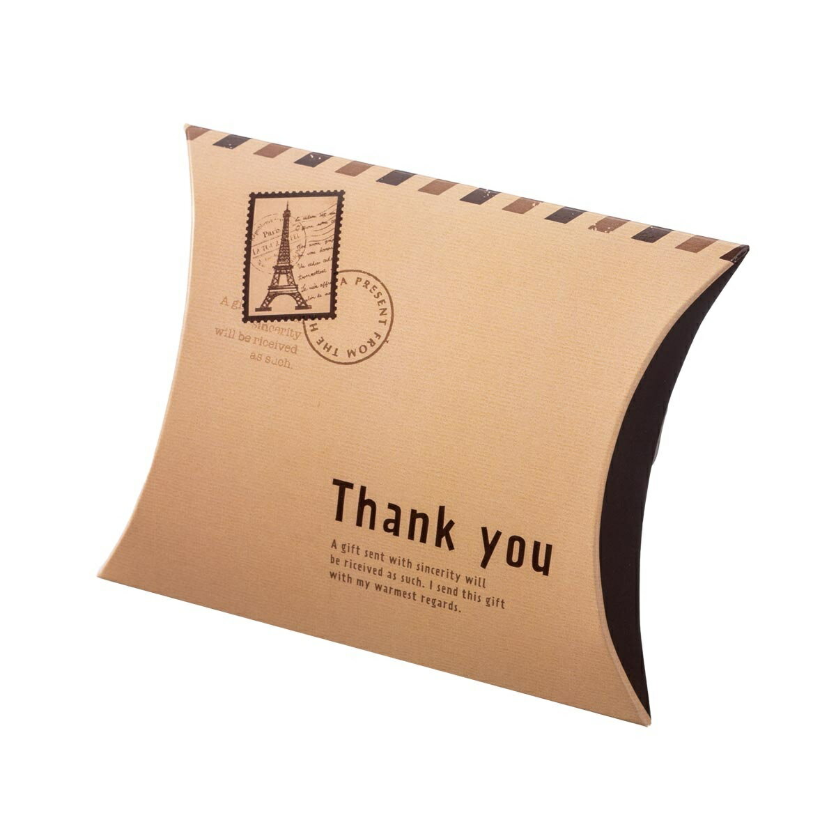 【ロゴ入れ無料】100個 縦11.7cm×横14.2cm×マチ3.5cm 小箱 ミニクイック ピロー(差込有)小箱 ピローボックス イベント 贈り物 切手 ...