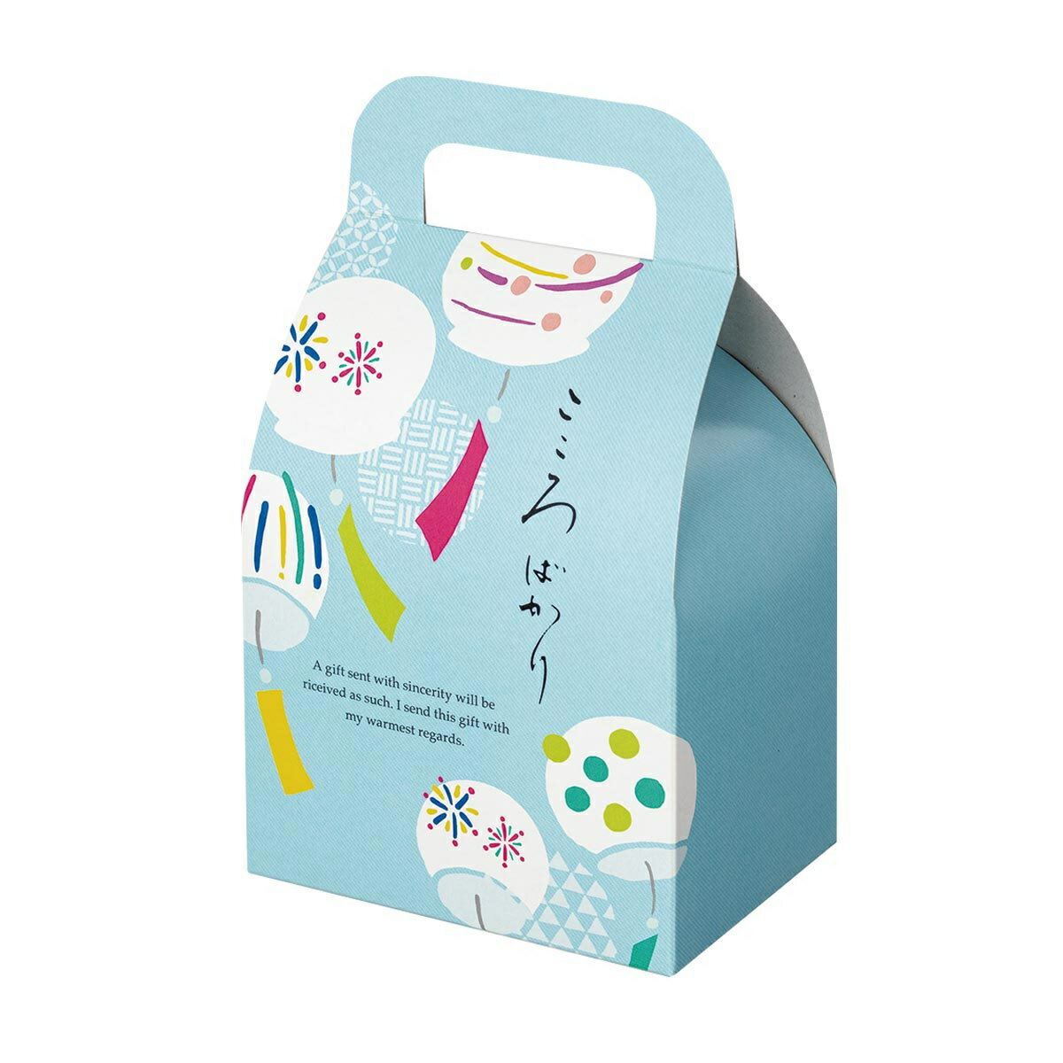 【ロゴ入れ無料】100個 サイズ/縦18cm×横10.5cm×幅7.5cm 夏のプチギフトにぴったり小箱 取手付き小箱 キャリーボックス リボン 生花 イベント...