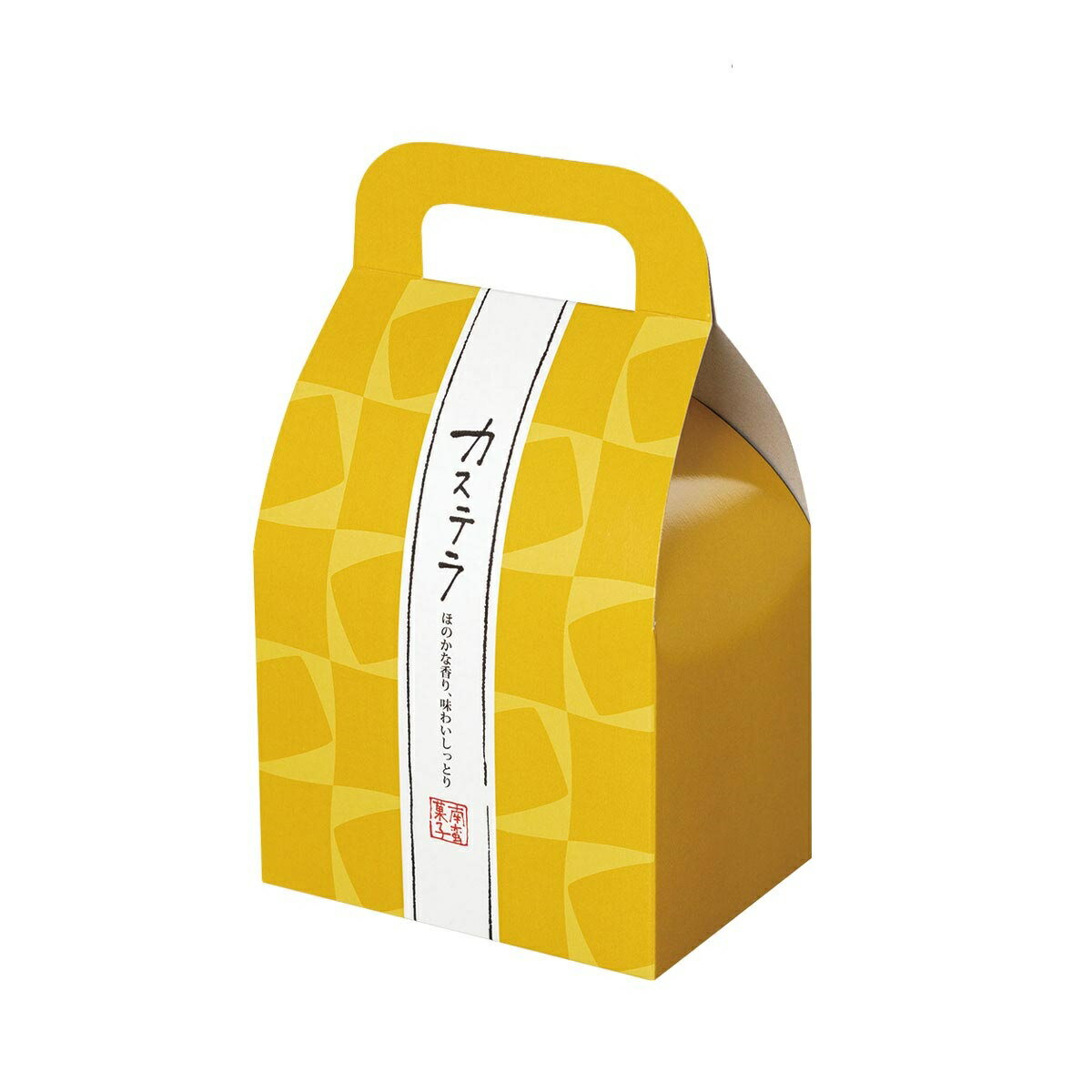 【ロゴ入れ無料】100個 サイズ/縦18cm×横10.5cm×幅7.5cm プチギフト 小箱 取手付き小箱 キャリーボックス カステラ 焼き菓子 行事 お菓子 ...