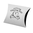 【ロゴ入れ無料】100個 縦11.7cm×横14.2cm×マチ3.5cm サンキュー 小箱 ミニクイック ピロー(差込有)小箱 ピローボックス イベント 贈り...