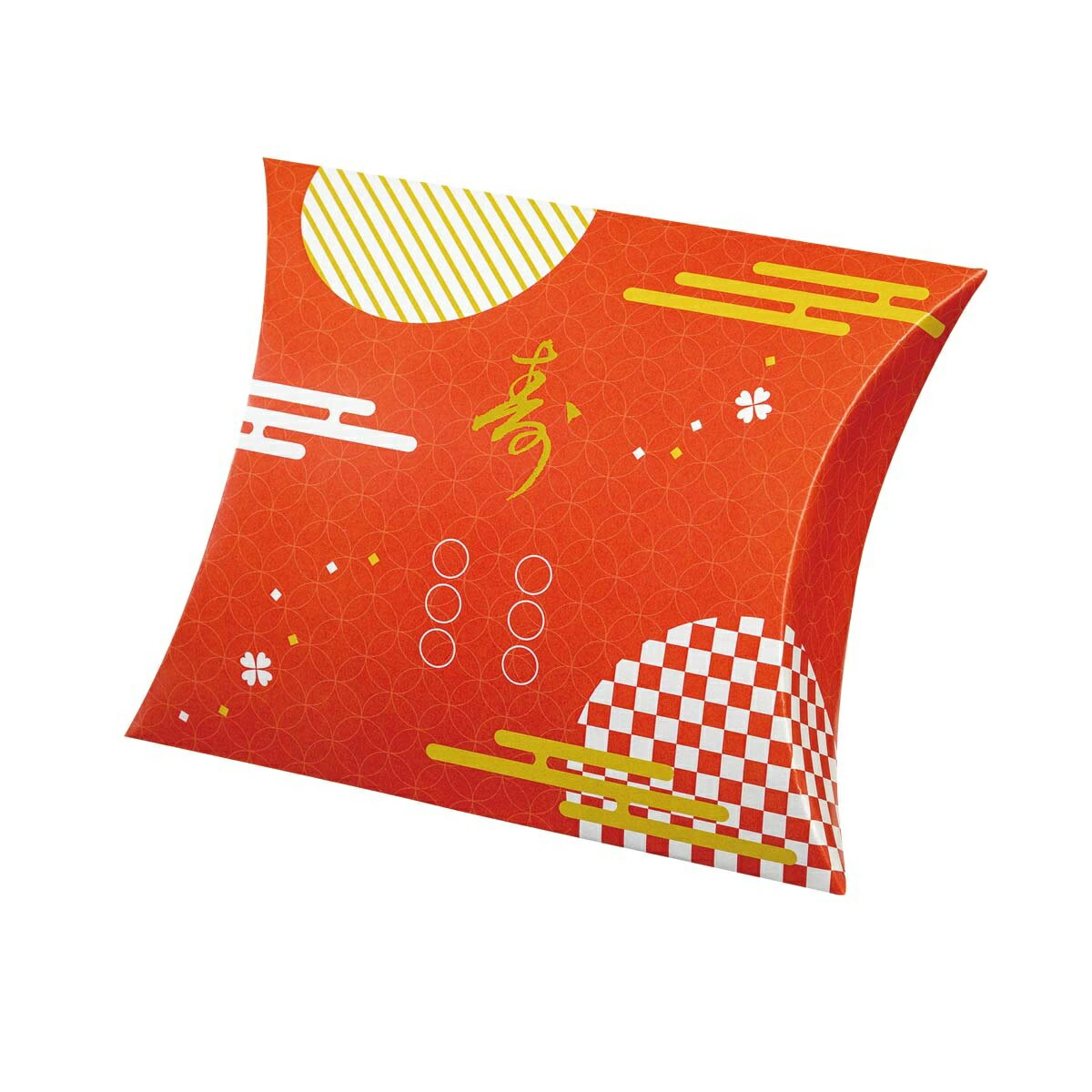 【ロゴ入れ無料】100個 展開サイズ縦28.4cm×横30.3cm 小箱 ピローボックス イベント 贈り物 結婚式 プチギフト 名入れ 寿 行事 お菓子 オリジ...