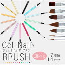 BEAUTY NAILER ビューティーネイラー B.N. ジェルブラシ スライディング スクエア#4 キャップ付き