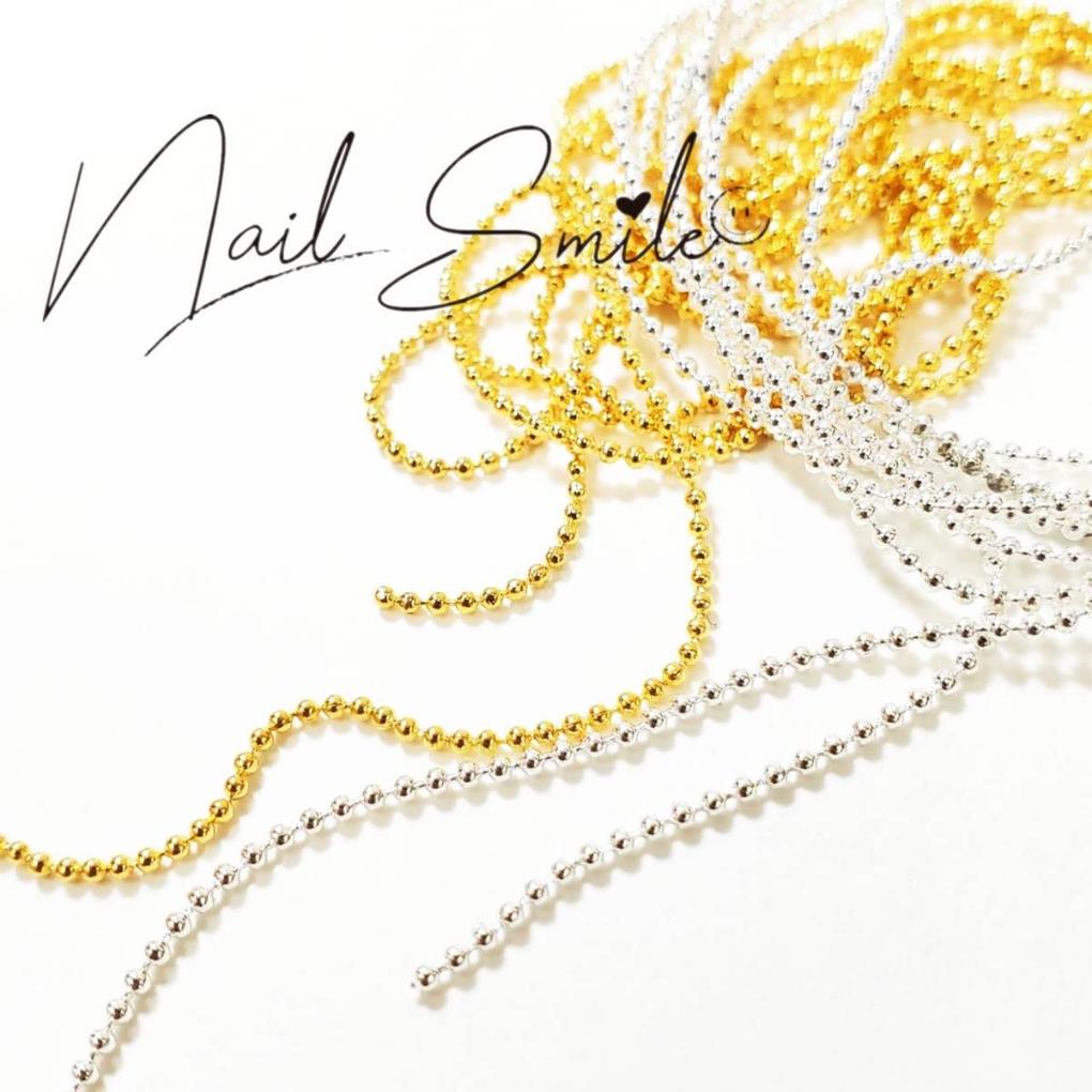 【ボールチェーン 1m】ネイルパーツ ネイルグッズ ネイル用品 ネイル ネイルアート ハンドメイド  ...