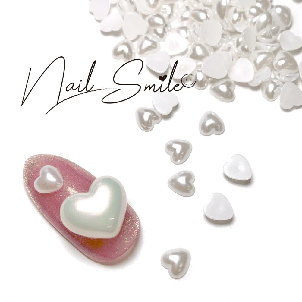 【ミニハートパール 20P】ネイルパーツ ネイルグッズ ネイル用品 ネイル ネイルアート ネイルパーツ ジ..