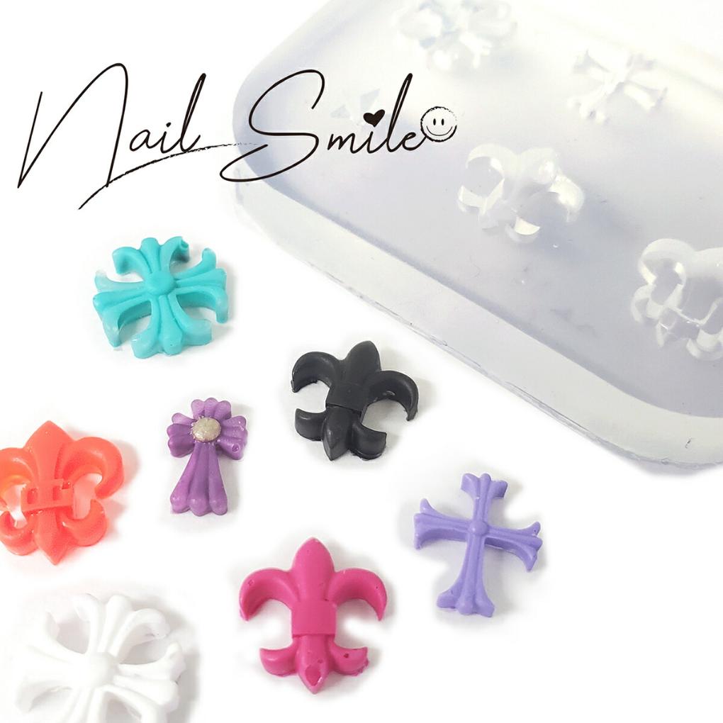 【シリコン モールド クロス】ネイルパーツ ネイルグッズ ネイル用品 ネイル ネイルアート パーツ セル..