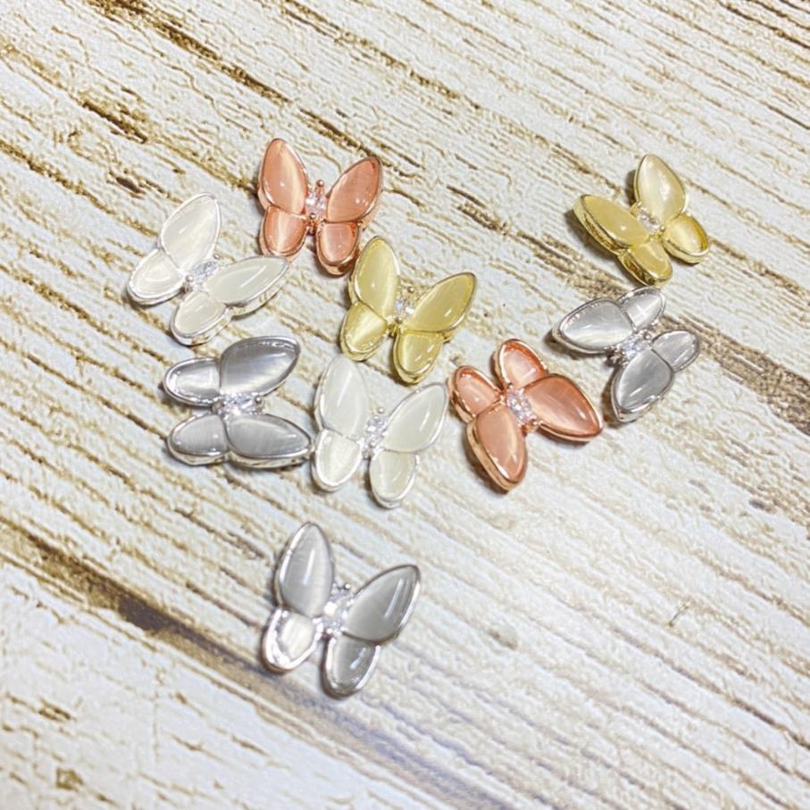 Rakuten - ネイルパーツ ネイルグッズ ネイル用品 ネイル ネイルアート ジュエリーメタルバタフライパーツ 蝶々 ジュエリーパーツ 韓国ネイル 韓国パーツ バタフライモチーフ 人気 おすすめ 可愛い かわいい