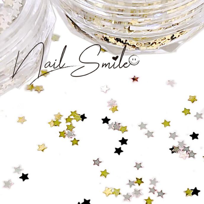 【ミニスターホログラム】ネイルパーツ ネイルグッズ ネイル用品 ネイル ネイルアート ホログラム ハンドメイ レジン 封入 オーロラ ゴールド シルバー ブラック 黒 小さい 星 人気 おすすめ 可愛い かわいい