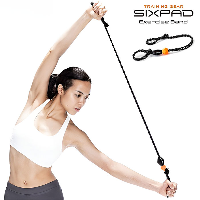 楽天ネイルコレクションシックスパッド エクササイズ バンド エス AN03S SIXPAD Exercise Band S 肩甲骨 ストレッチ フィットネスチューブ（MTG）【ポイント10倍】【0606】【SIB】【ASU】【海外×】