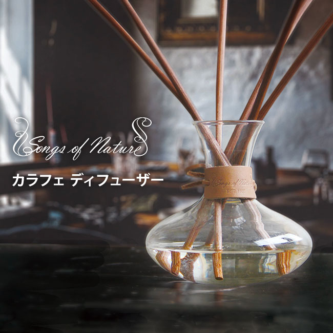 カラフェディフューザー Carafe Diffuser 専用スティック付き リードディフューザー Songs of Nature ARTLAB ニシカワ【ポイント15倍】【0606】【送料無料】【SIB】【ASU】【海外×】