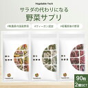 【500円OFFクーポン】【予約】2個セット 飲む粉野菜 サプリ 9つの野菜 ケール 人参葉 ごぼう 赤紫蘇 紫人参 紅大根 90粒入 3種の野菜 農薬不使用 ...
