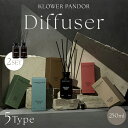 2個セット クロワーパンド リードディフューザー 250ml KLOWER PANDOR 芳香期間約2〜3ヶ月 リードスティック付き フレグランス 芳香剤 リビ...