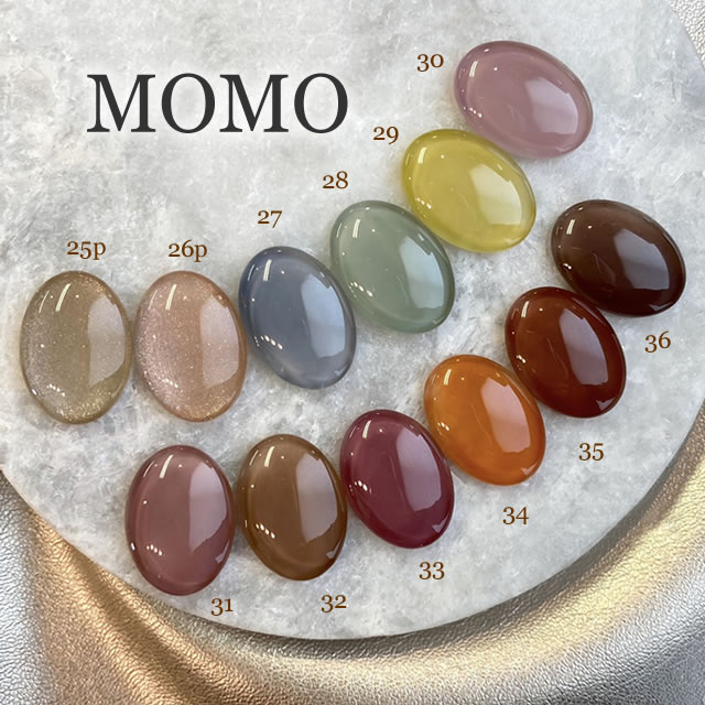 ■ ジェルネイル カラー カラージェル MOMO by nail for all 3g 25-36 《10個までメール便でも可》