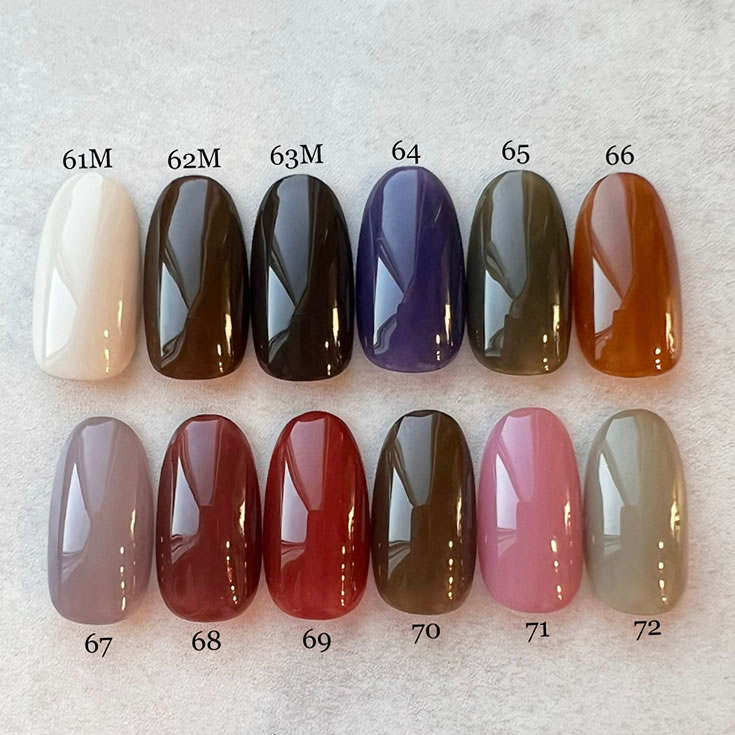 ■ カラージェル ニュアンスネイル MOMO by nail for all 3g 61-72 ジェルネイル カラー 《10個までメール便でも可》