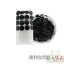 【メール便可】容器入り 丸ホログラム ブラック 3ミリ 0.5g