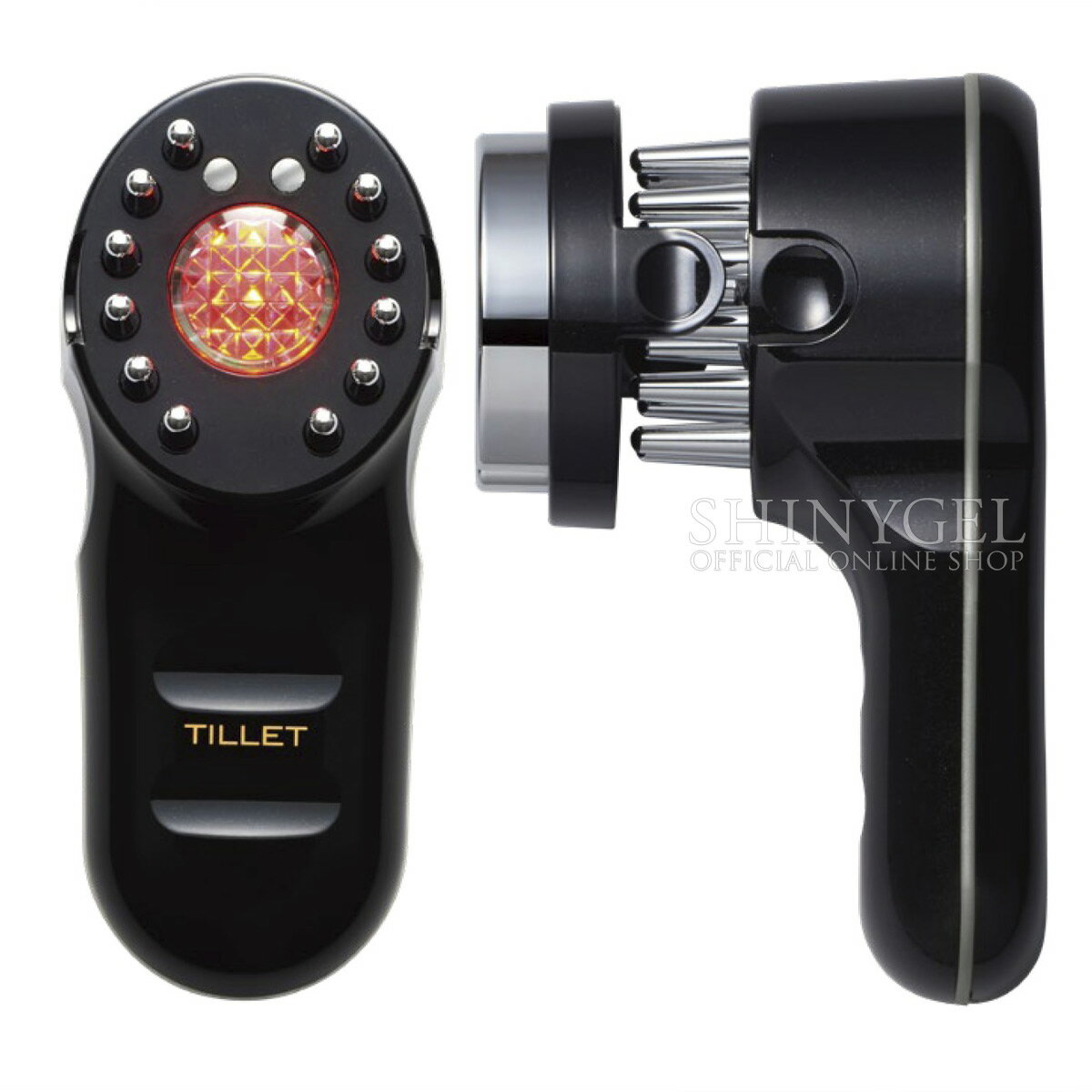 【取り寄せ】多機能美容器 TILLET（ティレット） W-GEAR／1台で2役。プロ仕様の頭皮ケア＆肌ケア 全2色（ブラック／ホワイト） ※発送後の返品不可