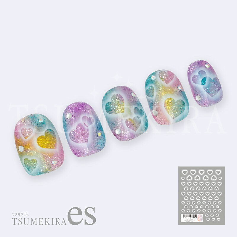 （メール便○）TSUMEKIRA es（ツメキラエス）：なかやまちえこ プロデュース エアブラシ ハート／ES-NAC..