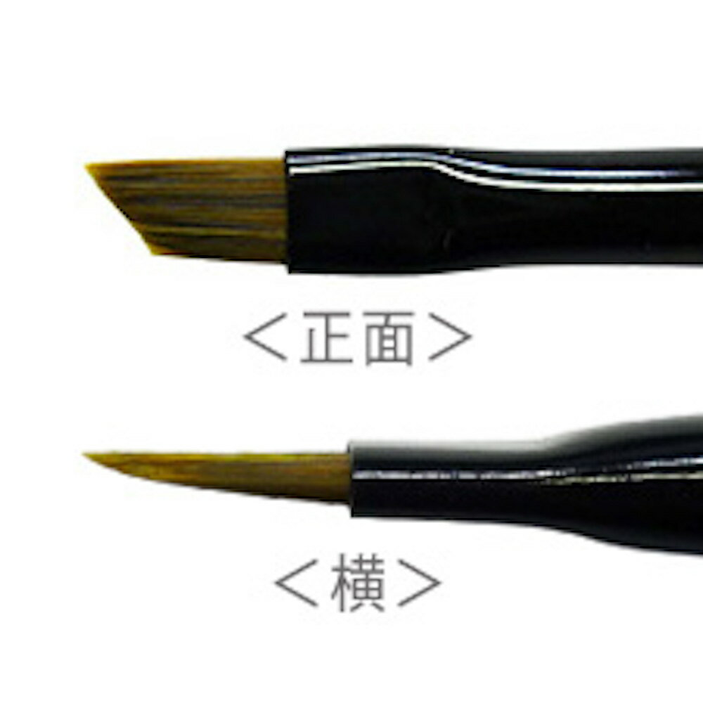 プロ御用達！ 【 SPIRIT プリジェル AB-SS ミニ斜め平筆 】 PREGEL プリジェル 平筆 プロ用 斜め 斜め筆 筆 ブラシ キャップ付き ネイルブラシ フラット プロ用 ジェルネイル フレンチネイル フレンチ ネイルアート ネイル用品 ネイルマップ