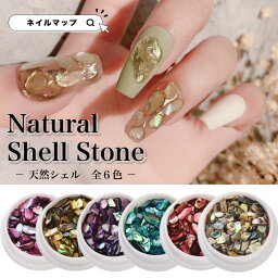 ★最大P9倍DAY+最大20%OFFクーポン★天然 シェル 【 ナチュラルシェルストーン 全6種 】 立体 ネイル ネイルアート ジェルネイル デコ レジンクラフト レジン封入 ハンドメイド